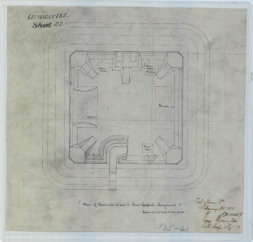 Original plans of the defences of the fort