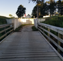 Bridge into Point Lookout Camp