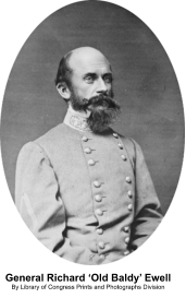 General Richard ‘Old Baldy’ Ewell By Library of Congress Prints and Photographs Division