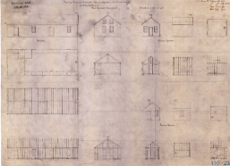 Original Plans for the enlisted barracks