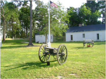 Parade Ground Inside the Restored Fort at Point Lookout